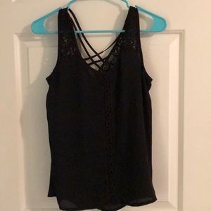 Women’s dressy black tank